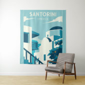 Benutzerdefinierter Text Griechenland Wandteppich (Beispiel)