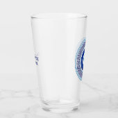 Benutzerdefinierter Text Griechisches Muster Böse Glas (Rechts)