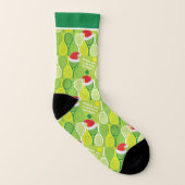 Benutzerdefinierter Text, grün 🎄 Smashing Weihnac Socken (Links - Innen)