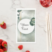 Benutzerdefinierter Text - Grüner Personalisiert Serviette (Beispiel)