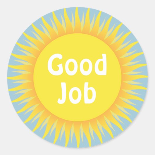 Benutzerdefinierter Text: Gute Auftragsbelohnung S Runder Aufkleber (Vorderseite)