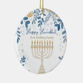 Benutzerdefinierter Text Hanukkah Harmony Ornament (Rechts)
