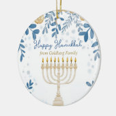 Benutzerdefinierter Text Hanukkah Harmony Ornament (Links)