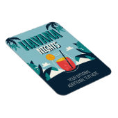 Benutzerdefinierter Text "Havana Nights" Magnet (Rechte Seite)