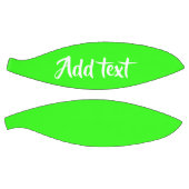 Benutzerdefinierter Text hell grün schlicht Basketball (Panele)