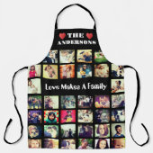 Benutzerdefinierter Text hier Fotos Collage T - Sh Schürze (Vorderseite)