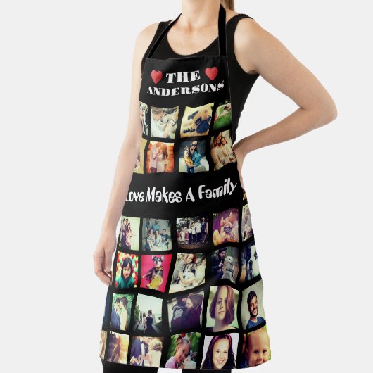 Benutzerdefinierter Text hier Fotos Collage T - Sh Schürze (InSitu)