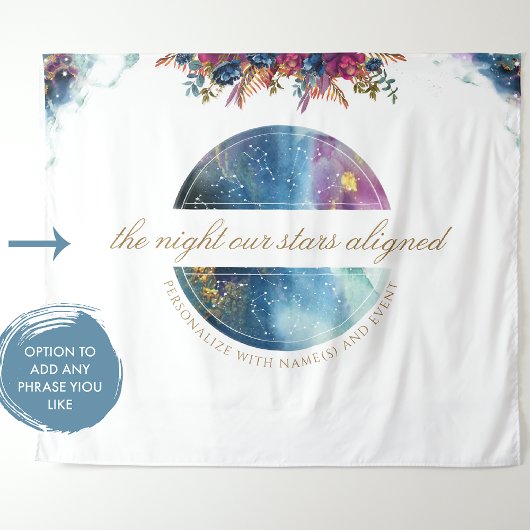 Benutzerdefinierter Text, Hintergrund des blumenge Wandteppich