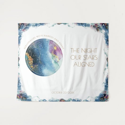 Benutzerdefinierter Text, Hintergrund des horizont Wandteppich (Vorderseite (Horizontal))