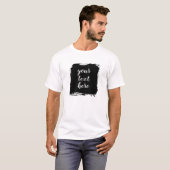 Benutzerdefinierter Text Hochladen Logo oder Foto  T-Shirt (Vorne ganz)