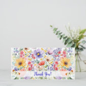 Benutzerdefinierter Text Hübsch Summer Floral (Stehend Vorderseite)