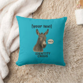 Benutzerdefinierter Text Humorous Throw Pillow Kissen (Decke)