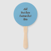 Benutzerdefinierter Text Ice Cream Hallo Fan Set Fächer (Rückseite)