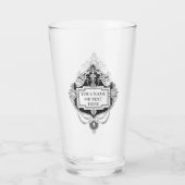 Benutzerdefinierter Text im extravaganten Morphe-S Glas (Rückseite)