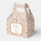 Benutzerdefinierter Text in der modernen Blush-Gol Geschenkschachtel (Vorderseite)