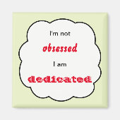 Benutzerdefinierter Text inspirierend Magnet (Vorne)