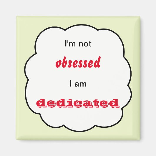 Benutzerdefinierter Text inspirierend Magnet (Vorne)