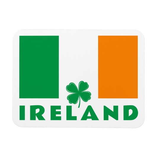 Benutzerdefinierter Text Irland Magnet (Horizontal)