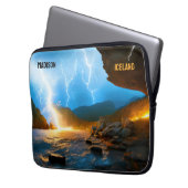 Benutzerdefinierter Text Island Laptopschutzhülle (Vorderseite Links)