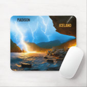 Benutzerdefinierter Text Island Mousepad (Mit Mouse)
