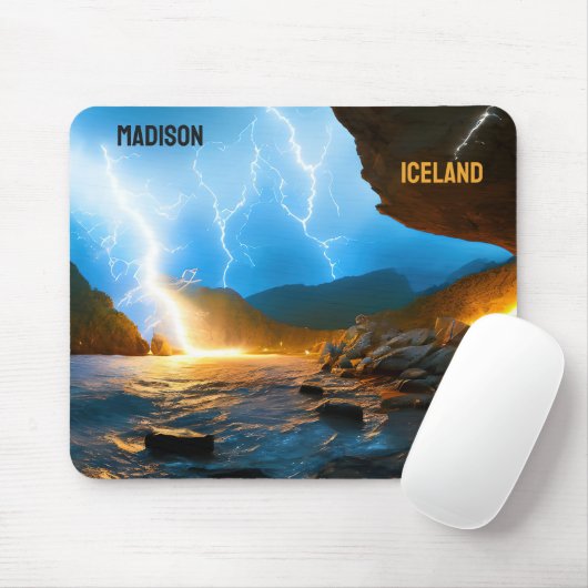 Benutzerdefinierter Text Island Mousepad (Mit Mouse)