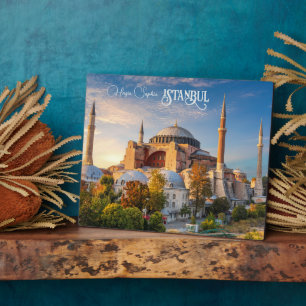 Benutzerdefinierter Text Istanbul Fotoplatte