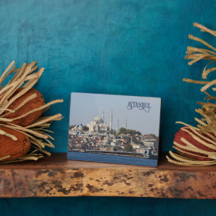 Benutzerdefinierter Text Istanbul Fotoplatte