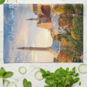 Benutzerdefinierter Text Istanbul Geschirrtuch (Gefaltet)