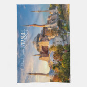 Benutzerdefinierter Text Istanbul Geschirrtuch (Vertikal)