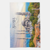 Benutzerdefinierter Text Istanbul Geschirrtuch (Vertikal)