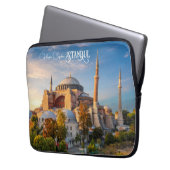 Benutzerdefinierter Text Istanbul Laptopschutzhülle (Vorderseite Links)