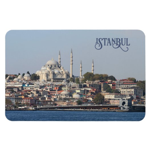 Benutzerdefinierter Text Istanbul Magnet (Horizontal)
