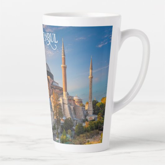 Benutzerdefinierter Text Istanbul Milchtasse (Rechts)