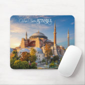 Benutzerdefinierter Text Istanbul Mousepad (Mit Mouse)