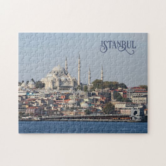 Benutzerdefinierter Text Istanbul Puzzle (Horizontal)