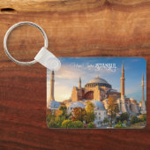 Benutzerdefinierter Text Istanbul Schlüsselanhänger (Rückseite)