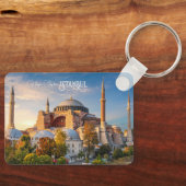 Benutzerdefinierter Text Istanbul Schlüsselanhänger (Vorderseite)