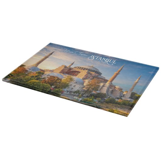 Benutzerdefinierter Text Istanbul Schneidebrett (Ecke)