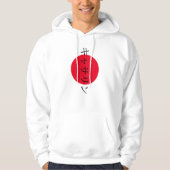 Benutzerdefinierter Text Japan und Japanische Kult Hoodie (Vorderseite)