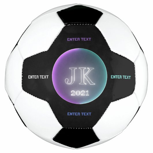 Benutzerdefinierter Text JK 2021 Fußballball Fußball (Vorderseite)