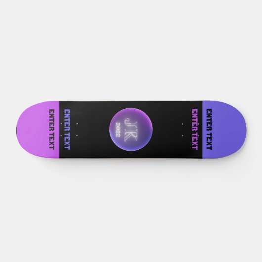 Benutzerdefinierter Text JK 2022-Skateboard Skateboard (Horizontal)