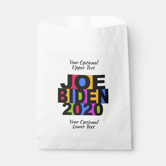 Benutzerdefinierter Text JOE BIDEN 2020 Gefälligke Geschenktütchen (Vorderseite)