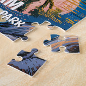 Benutzerdefinierter Text Joshua Tree Dam Farbiger Puzzle (Seite)
