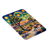 Benutzerdefinierter Text Joshua Tree Van Gogh Farb Magnet (Rechte Seite)