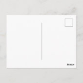 Benutzerdefinierter Text Kaktus Geburtstag Postkarte (Rückseite)