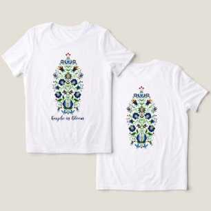 Benutzerdefinierter Text Kashubische Gartensäule Tri-Blend Shirt