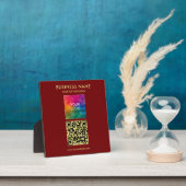 Benutzerdefinierter Text Laden Sie Ihren Logo-QR-C Fotoplatte (InSitu)