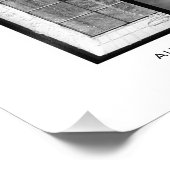 Benutzerdefinierter Text "Liam" Fotodruck (Ecke)