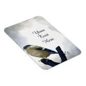 Benutzerdefinierter Text - Little Bird Personalisi Magnet (Rechte Seite)