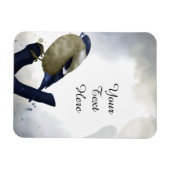 Benutzerdefinierter Text - Little Bird Personalisi Magnet (Horizontal)